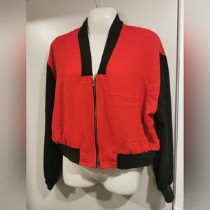 Very Rare! ANAMADIT Toronto Red & Black Floral Jacket